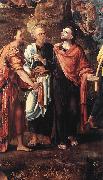 LOMBARD, Lambert The Miracle of the Loaves and Fishes (detail) sg oil painting